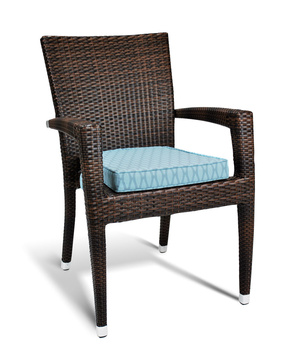 Asbury Arm Chair-Resin Safari Brown by GAR Products