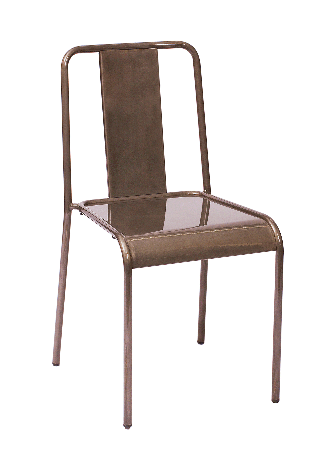 Indoor Chairs Bfm Tara Clear Coated Steel Indoor Restaurant Chair