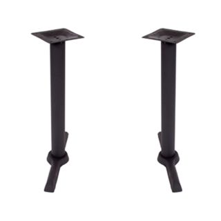 BFM Welded Plate End Table Base Bar Height