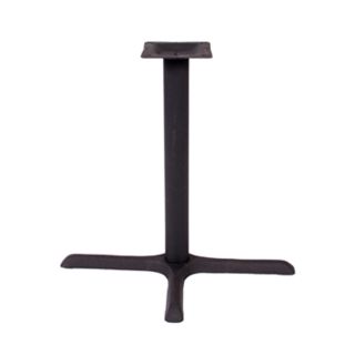 BFM Welded Plate Cross Table Base Dining Height