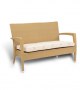 Asbury Double Seater-Resin Natural by GAR Products