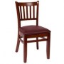 BFM Delran Commercial Slat Back Wood Chair