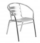 FF-Aluminum Slat Back Indoor-Outdoor Restaurant Chair