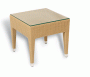 Asbury End Table-Resin Natural by GAR Products