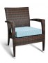 Asbury Lounge Chair-Resin Coffee by GAR Products