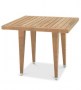 Asbury Square Synthetic Teak Dining Table w/Woven Legs-GAR