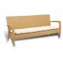 Asbury Triple Seater-Resin Natural by GAR Products
