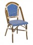 Florida Seating RT-01 Restaurant Side Chair Blue Weave