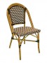 Florida Seating RT-01 Restaurant Side Chair Chocolate Weave