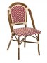 Florida Seating RT-01 Restaurant Side Chair Bordeaux Weave
