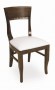 Quarter Back Wooden Frame Restaurant Chair