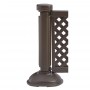 grosfillex-fence-post-and-interlocking-base-brown