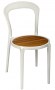 BFM Malibu Synthetic Teak Chair- White