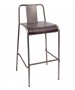 BFM Tara Clear Coated Steel Indoor Restaurant Chair