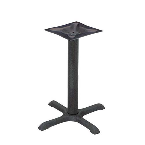 BFM Welded Plate Cross Table Base Dining Height