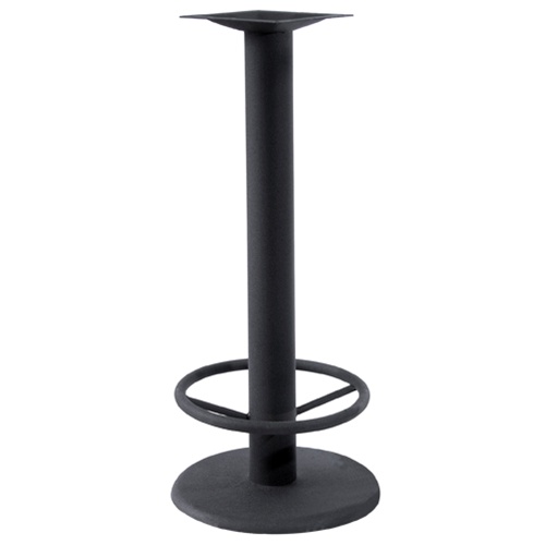 BFM Welded Plate Round Table Base Bar Height