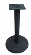 BFM Welded Plate Round Table Base Dining Height