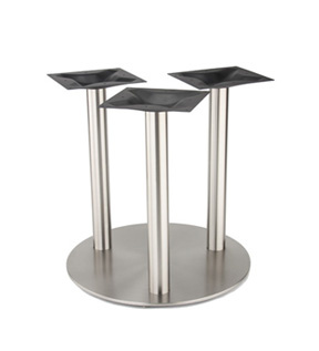GAR Style FSS 29 1/2" Triple Column Round Dining Height