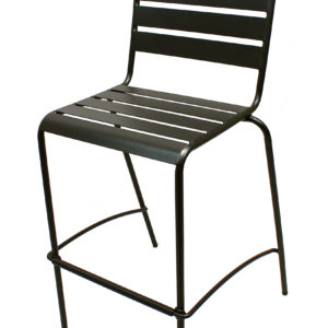 Monaco Steel Restaurant Bar Stool, Waterfront Edge