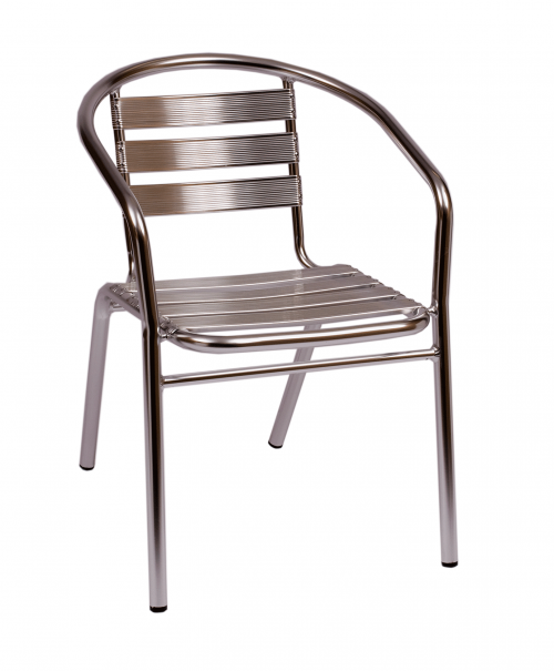 BFM Parma Armchair /Anodized aluminum frame