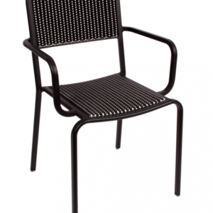 BFM Rio Stacking Aluminum Arm Chair