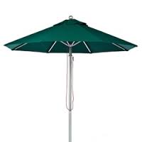 BFM Umbrella 7-1/2' Four panel , Aluminum Frame, Green