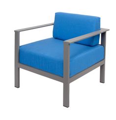Belmar Aluminum Outdoor Commercial Armchair w/Cushions
