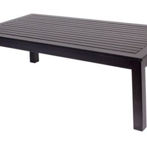 Belmar Aluminum Commercial Outdoor Coffee Table Black