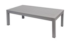 Belmar Aluminum Commercial Outdoor Coffee Table Gray