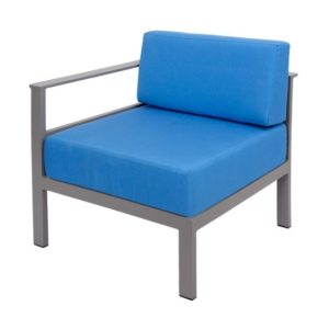 BFM Belmar Gray Right Arm End Sofa Sectional w/Cushions