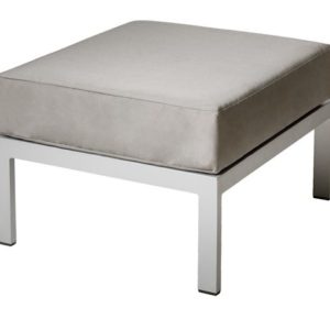 BFM Belmar Gray Ottoman w/Cushion