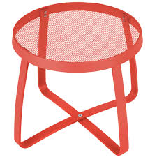 BFM Maze Lounge Table Round 18" Grenadine