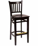 BFM Delran Commercial Slat Back Wood Chair