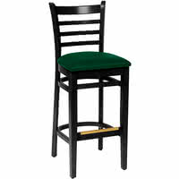 BFM Burlington Ladder-Back Wood Barstool