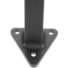 BFM Vista Stacking Aluminum Barstool Black