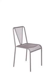 BFM Venice Beach Side Chair Titanium Silver