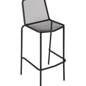 BFM Avalon Black Stacking Bar Stool 