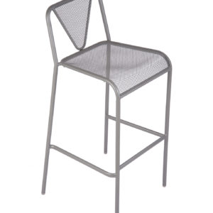 BFM Venice Beach Bar Stool Titanium Silver