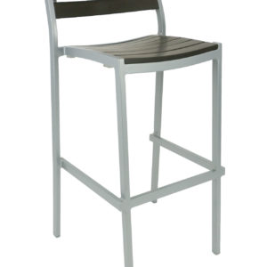 Florida Seating BAL-5700 Synthetic Teak Restaurant Barstool