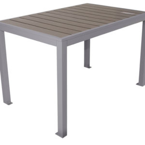 BFM Seaside 4-Leg 35" x 72" Bolt Down Table