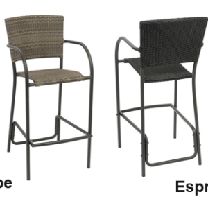 Aruba II Metal Bar Stool