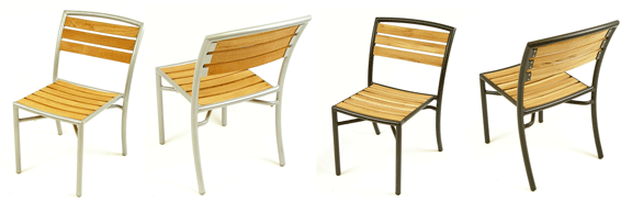 Curacao Stackable Genuine Teak Side Chair