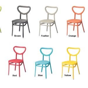 Edina II Stackable Outdoor Polyethylene Side Chair