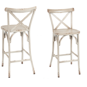 Farmhouse Aluminum Stackable Bar Stool