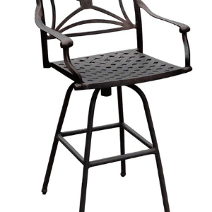 Director Aluminum Outdoor Swivel Bar Stool