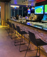 GAR Knot Steel and Powder-Coated Outdoor Commercial Bar Stool