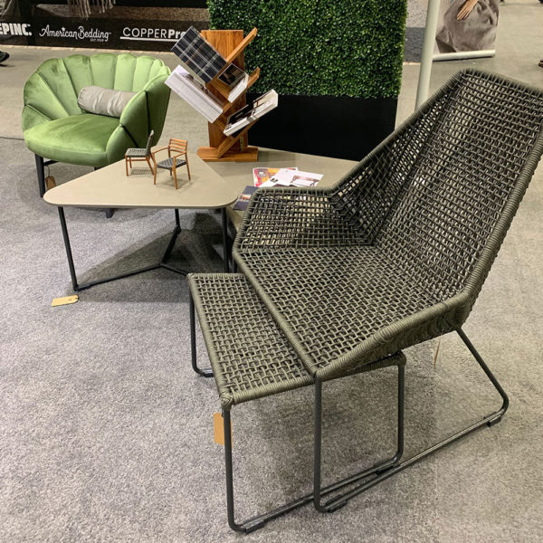 GAR Knot Lounge with COM or Sunbrella Upholstery
