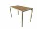 Durango Faux Wood and Aluminum 33x61 Outdoor Bar Table