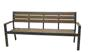 Plantation Prestige Durango Synthetic Wicker and Aluminum Outdoor Bench w/Arms