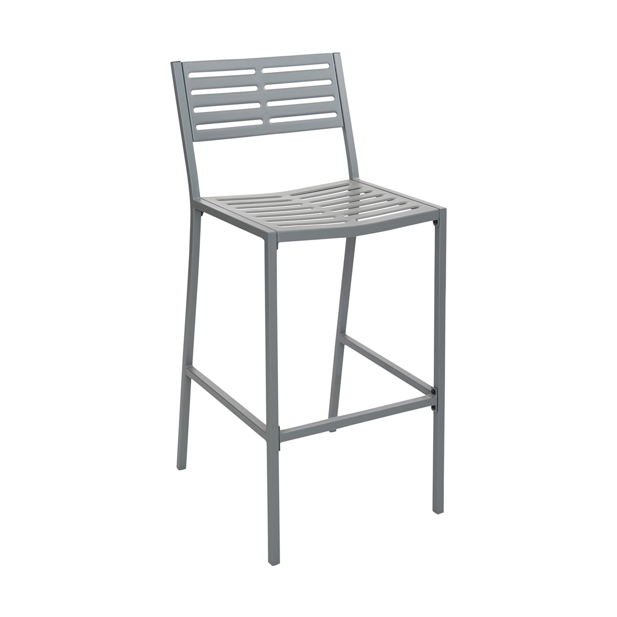 BFM Daytona Stacking Steel Outdoor Bar Stool